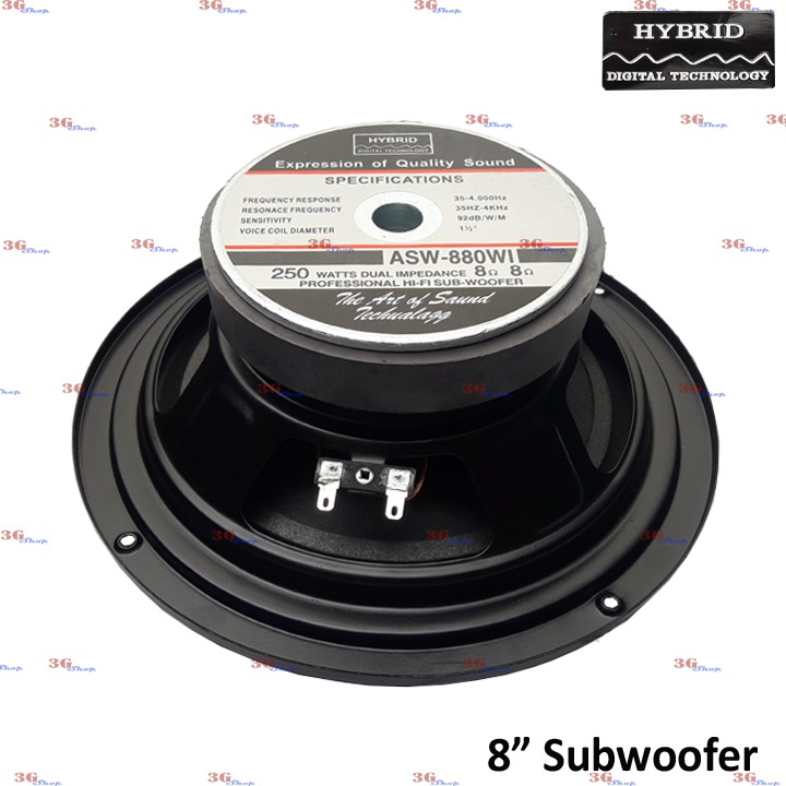 hybrid subwoofer speakers