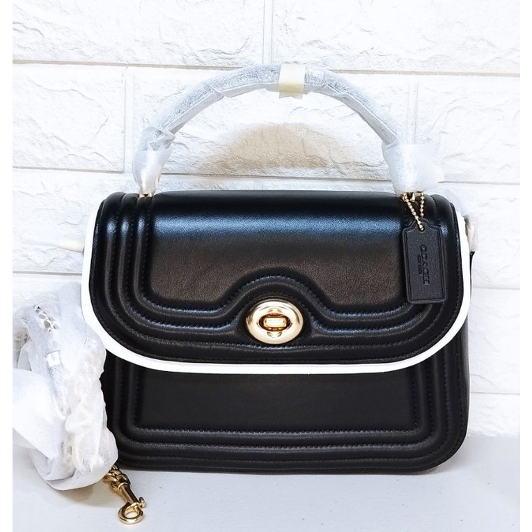 Marlie Top Handle Satchel with Border Quilting Shopee Philippines