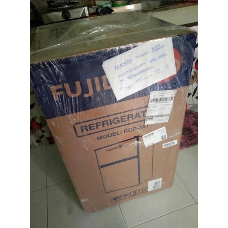 Brand New Fujidenzo 3.5 cu. ft. Two Door Personal Refrigerator RDD35T