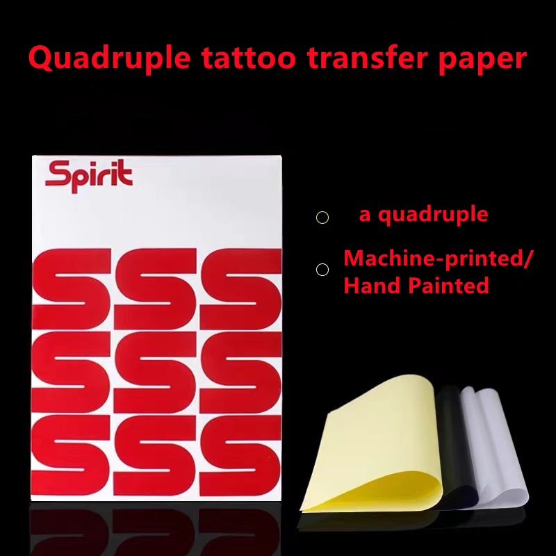 10pcs/bag Spirit Original Tattoo Transfer Paper Thickening Tattoo Stencil Classic Sheet Carbon Print