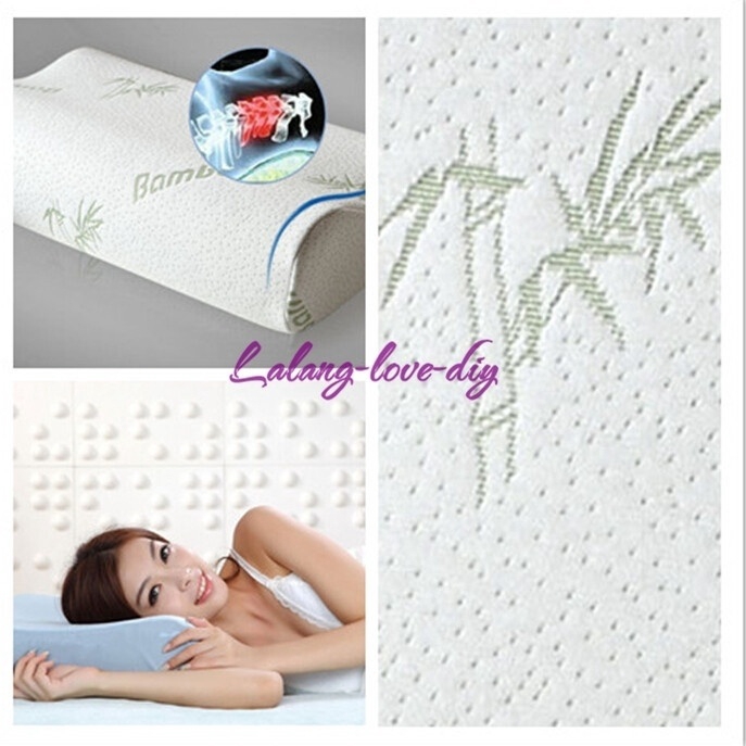 Contour Orthopedic Bamboo Fiber Sleeping Memory Foam Pillows