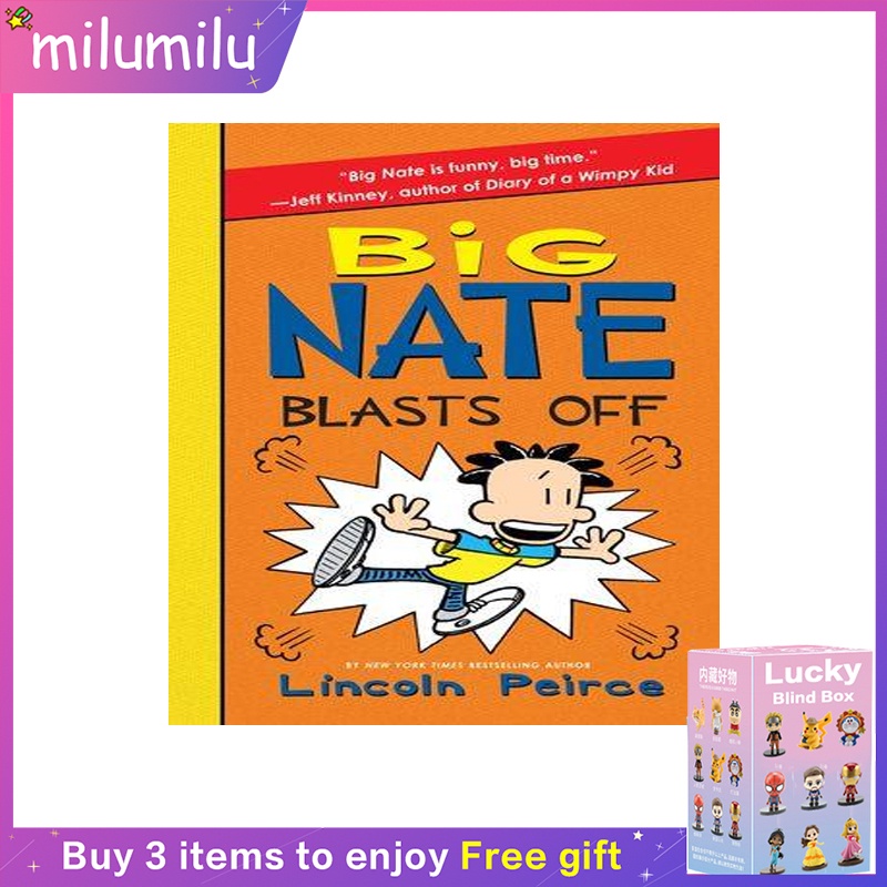 Original Children Popular Education Books Big Nate Blasts Off Colouring