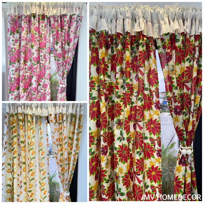 Printed Geena Curtains (No Rings) - Sold Per Piece | Shopee Philippines