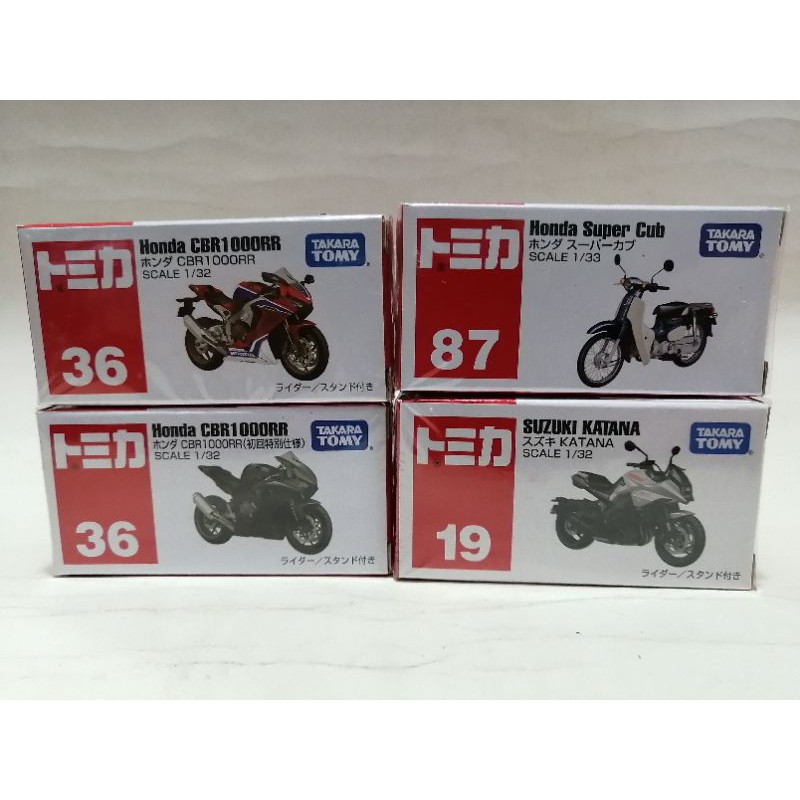 Tomica Takara Tomy 19 Suzuki Katana 36 Honda CBR 1000R Superbikes ...