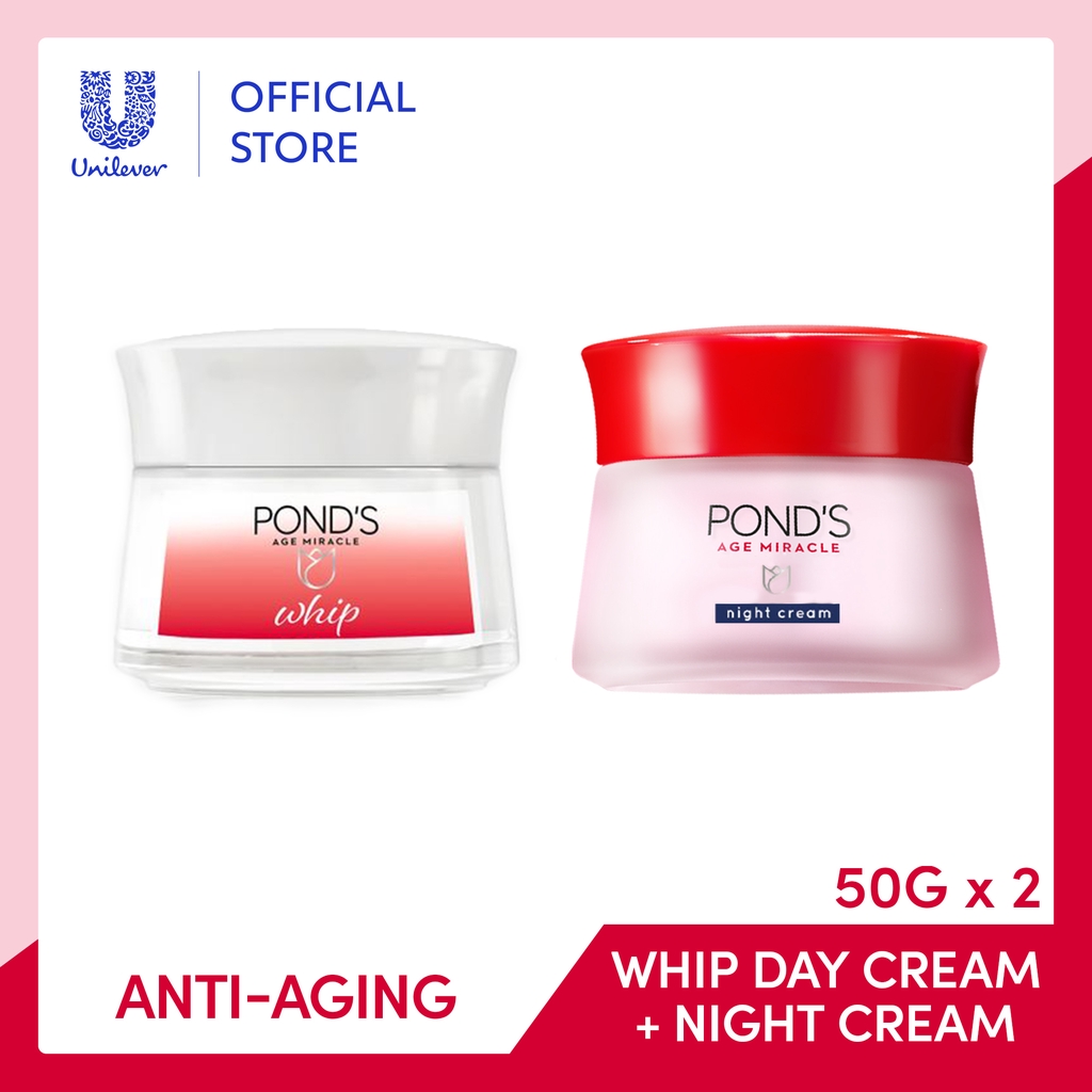 ponds whip night cream