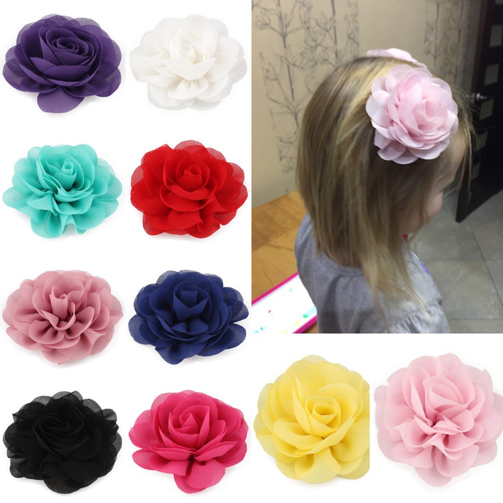 big flower hair accessories