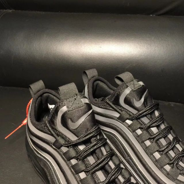 all black reflective air max 97