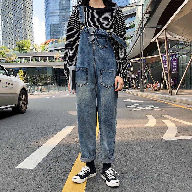 dark blue overalls womens