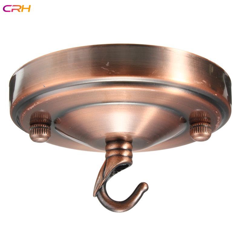Retro Ceiling Light Rack Hook Plate Chandelier Pendant Home Wall