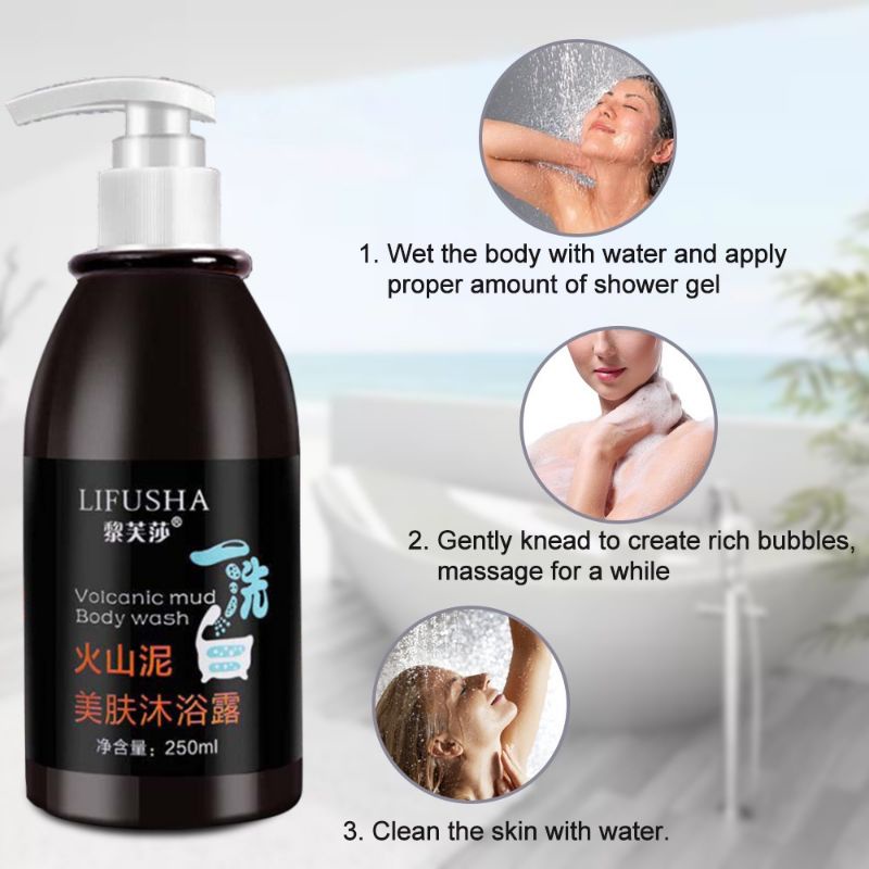 Volcanic Mud Body Wash Whitening 250ML Shopee Philippines