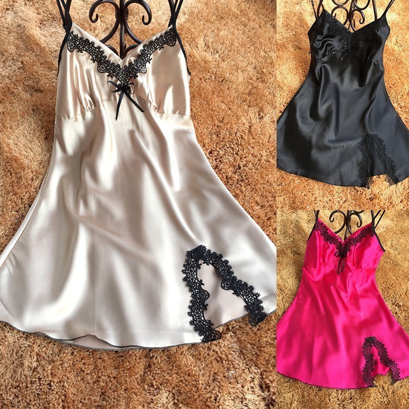 nighty silk dress