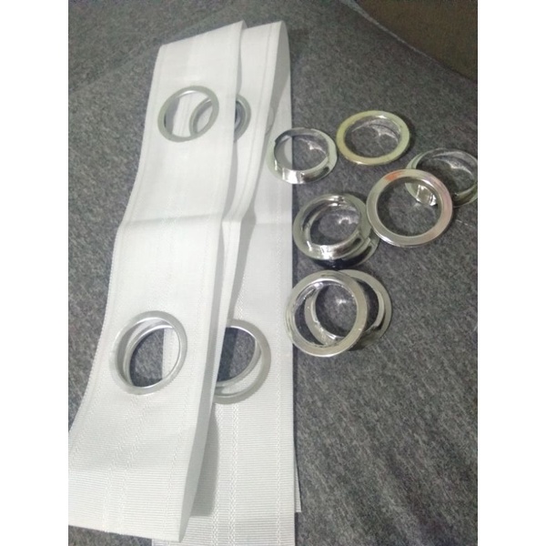 grommet ring curtains available 8 holes per pannel Shopee Philippines