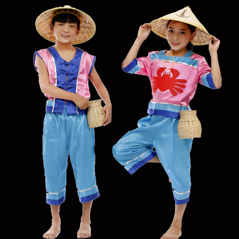 Xiaohe Little Girl's Fisherman Fisherman Performance Wear Children's Costume  Elegant Dance to Catch | Shopee Philippines