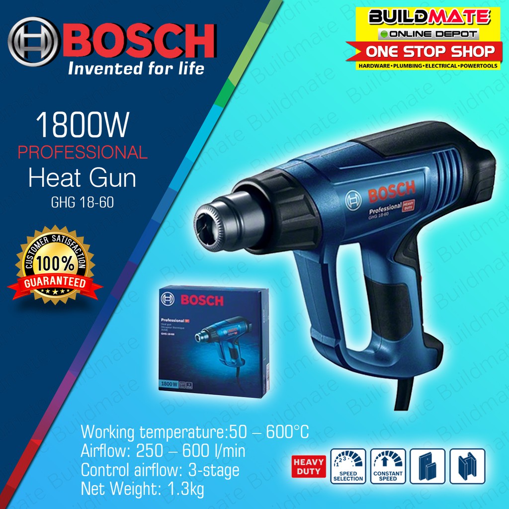 BOSCH Hot Air Heat Gun 1800W GHG 1860 •100 ORIGINAL / AUTHENTIC