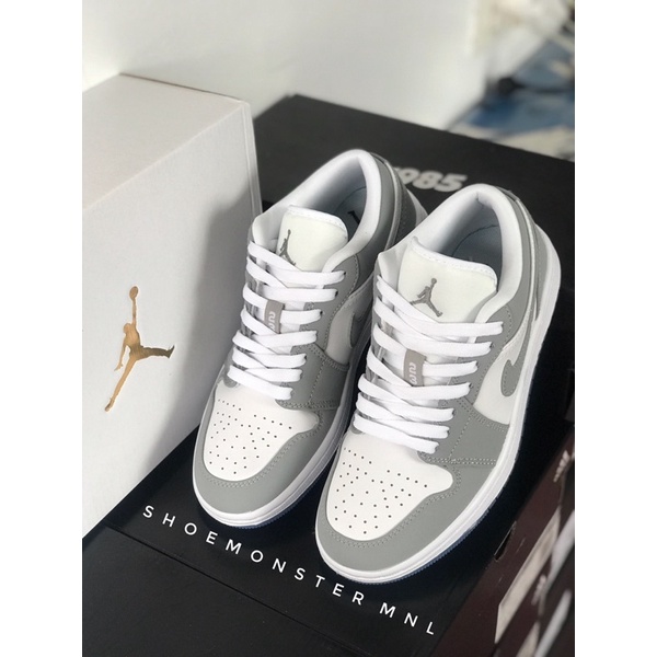 Jordan 1 Low WOLF GREY | Shopee Philippines