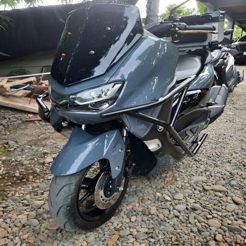 NMAX 155 ( ALL VERSION ) - HALF CRASH GUARD ( POWDER COATING ) | Shopee ...