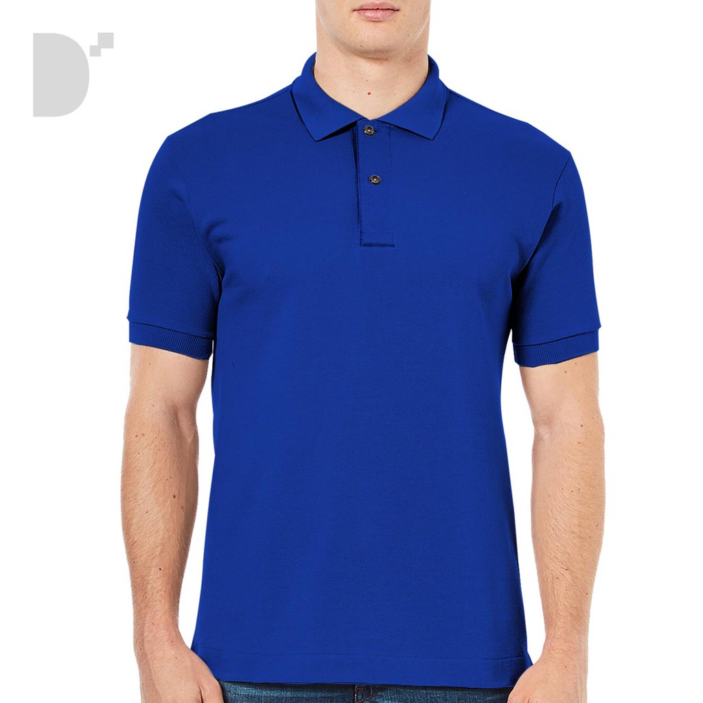 Lifeline Polo Shirt (Royal Blue) | Shopee Philippines