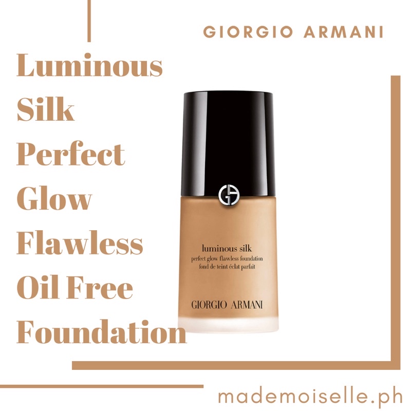 ✓Giorgio Armani Luminous Silk Foundation Perfect Glow Flawless 30ML  (AUTHENTIC) | Shopee Philippines