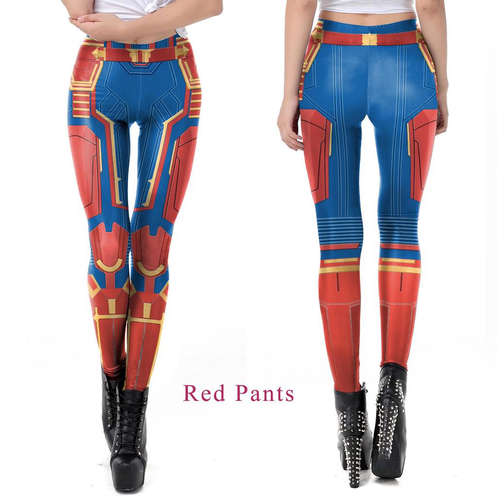 Sexy One Piece Swimsuit Bikini Women Captain Marvel Costume | Shopee ...