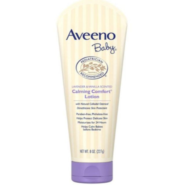 aveeno calming lotion baby