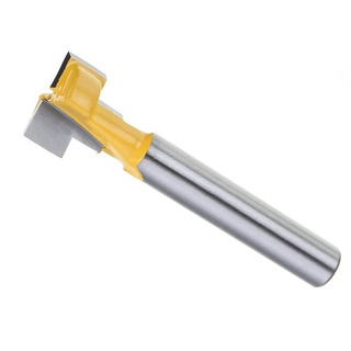 1/4 inch Shank T-Slot Cutter Router Bit Steel Handle 3/8 inch & 1/2 inch Length Woodworking Cutters For Power Tools #7