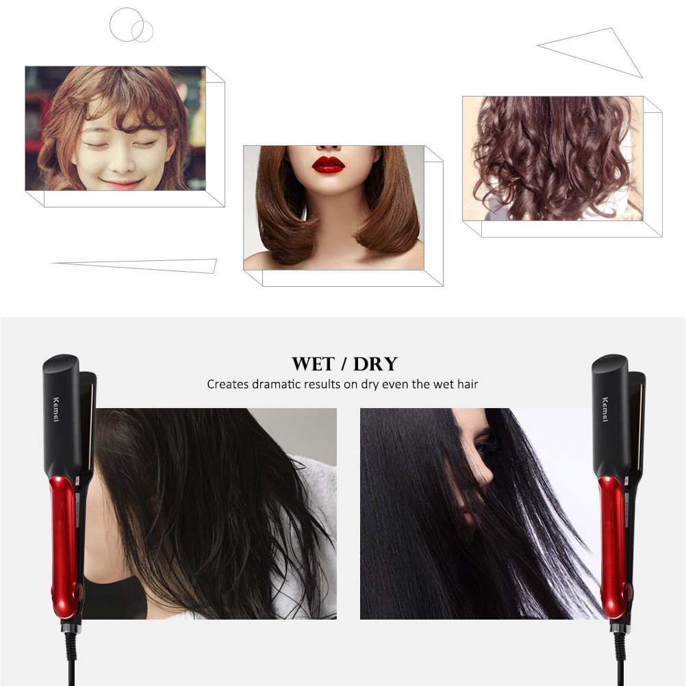 kemei hair straightener km 531