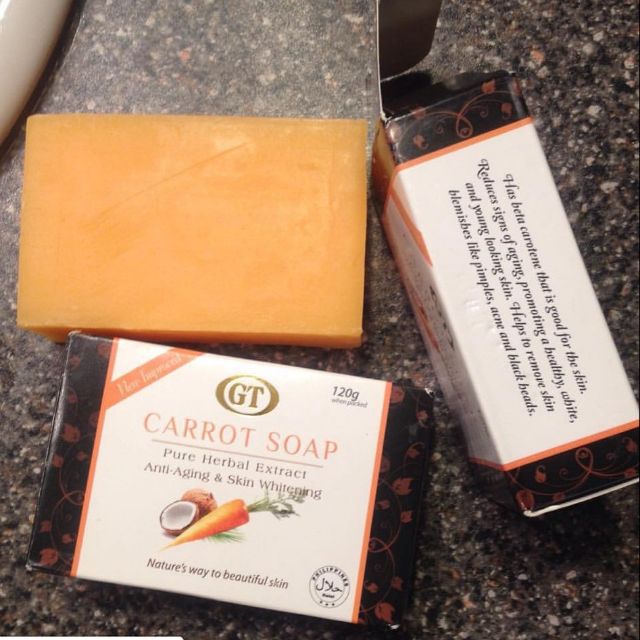 2 sets GT Whitening Carrot Soap 120g Shopee Philippines