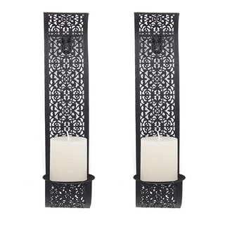 Wall-Mount Pillar Candles Holders for Room Decoration Candle Stand #4