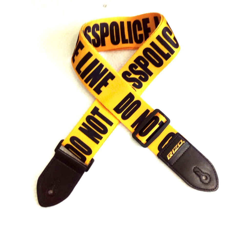 Police Line Guitar Strap (Yellow) | Shopee Philippines