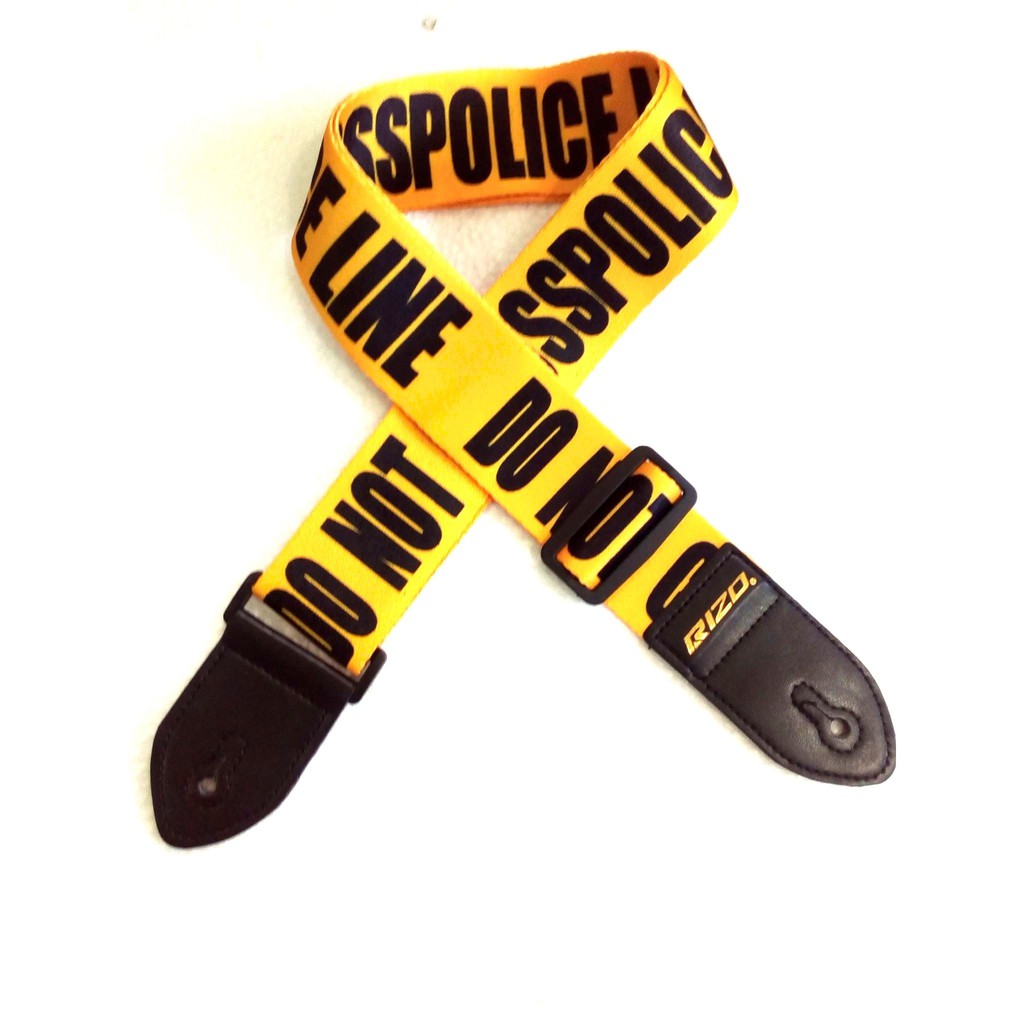 Police Line Guitar Strap (Yellow) Shopee Philippines