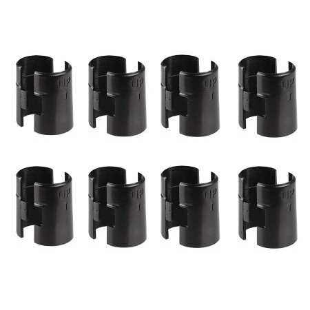 8 Pairs 1 Post Wire Shelf Clips Lock, Wire Rack Shelving Clips