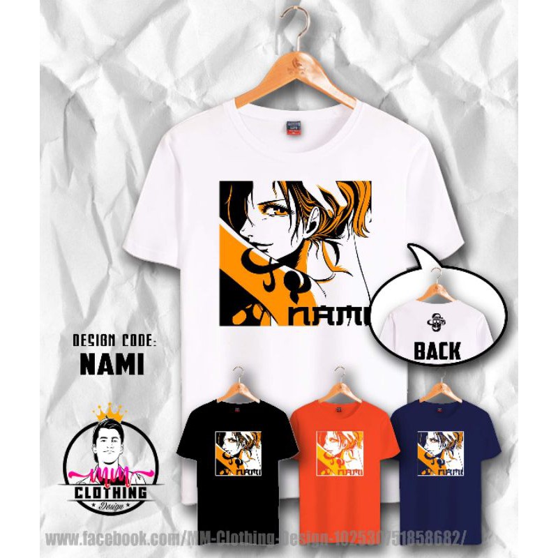 ONE PIECE Nami Anime T-Shirt Design | Shopee Philippines