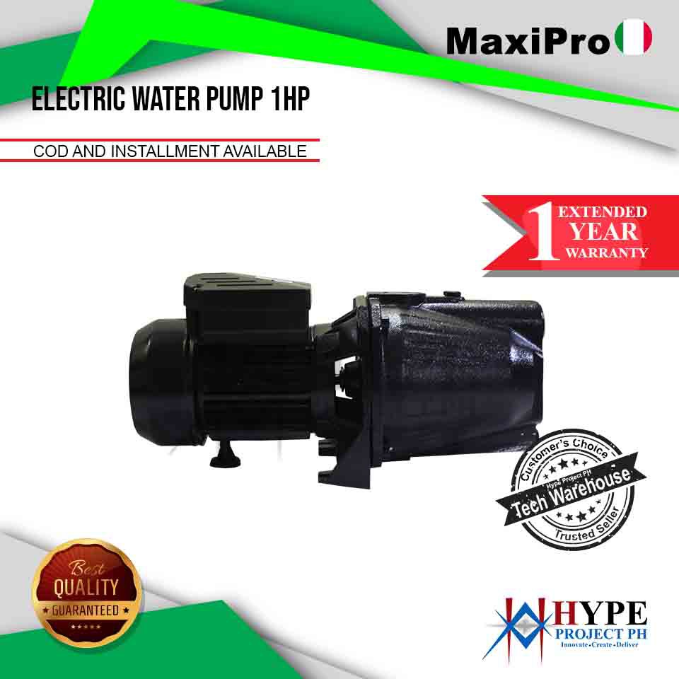 MAXIPRO Electric Water Pump Jet Booster 1HP | Shopee Philippines
