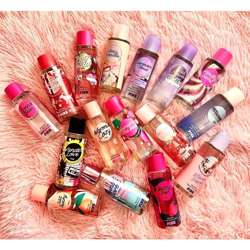 10ml Glass Spray Bottle of VS PINK FRAGRANCE MISTS | Shopee Philippines