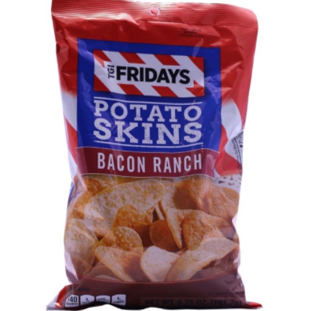 Fridays Potato Skin Bacon Ranch Chips 101 7g Shopee Philippines