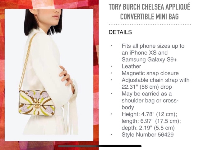 chelsea appliqué convertible mini bag
