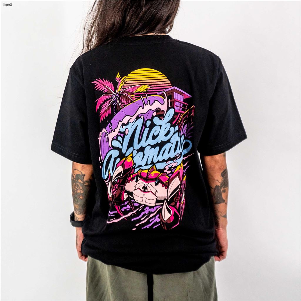 ۞Nick Automatic Nautilus Black T-Shirtt Collection Loose Fit Oversize Tshirt unisex tee size tops #2