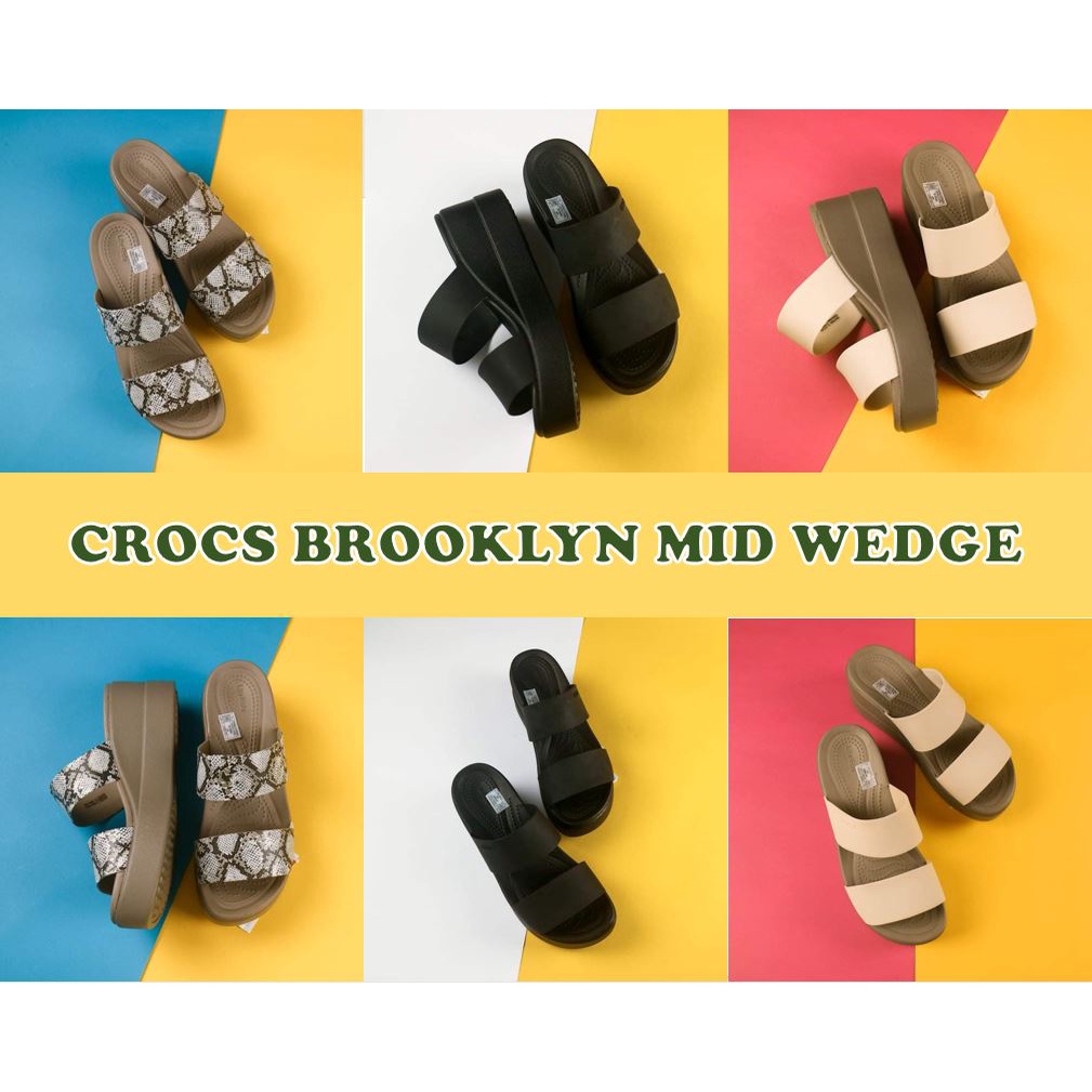 crocs brooklyn yellow