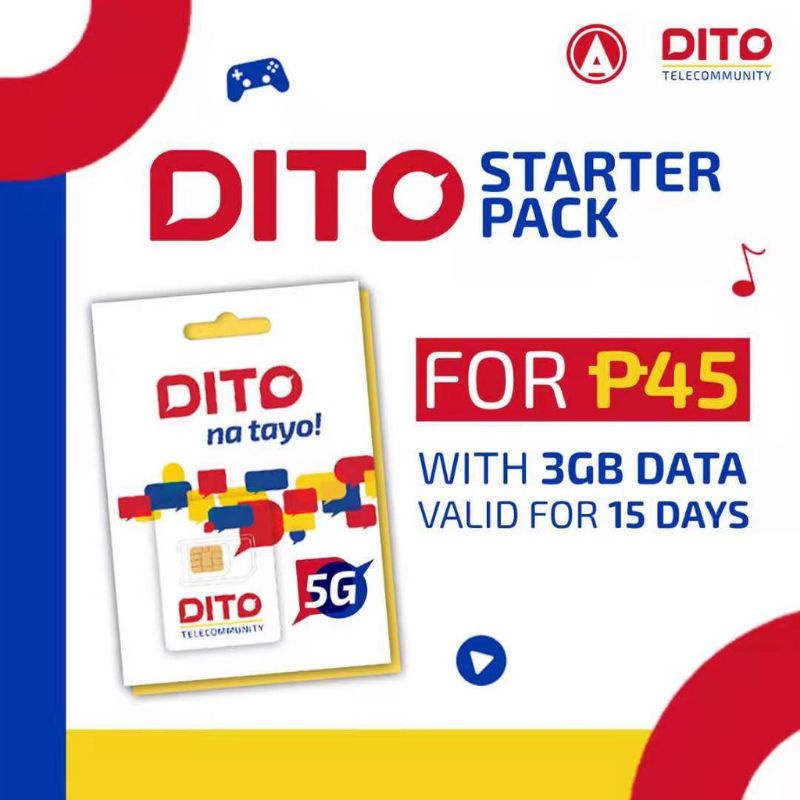 5G DITO SIM Starter Pack Shopee Philippines