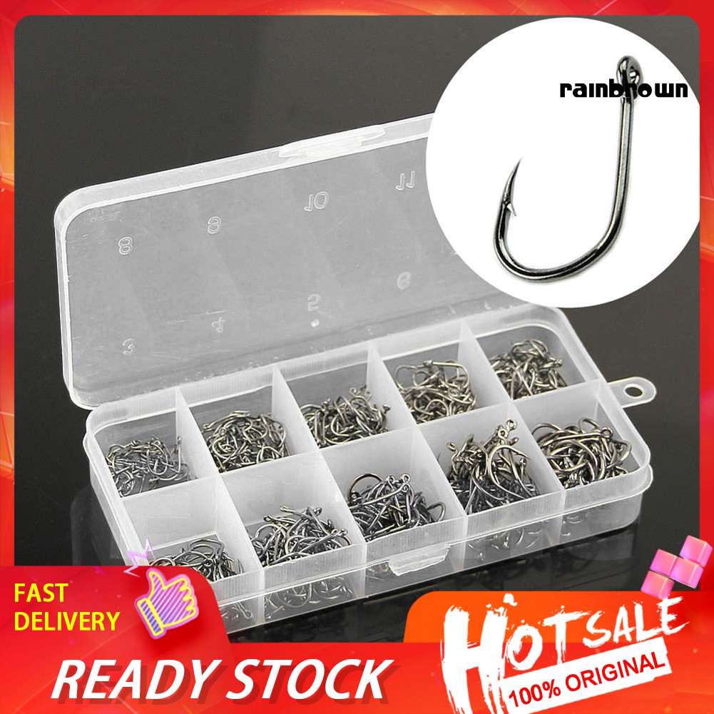 assorted fishing hooks