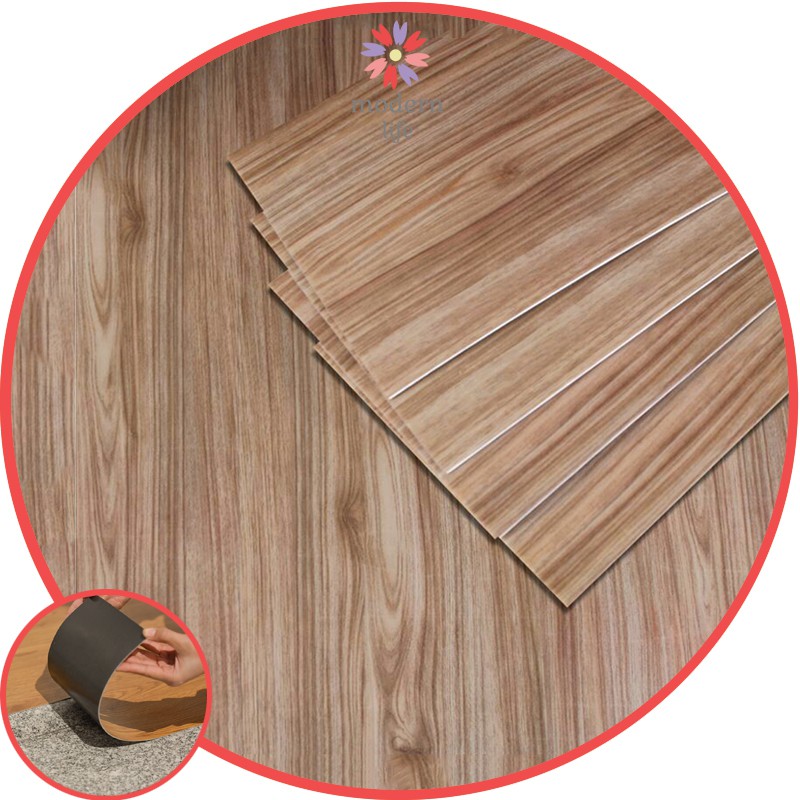 Floor sticker 3D wooden self adhesive PVC wood vinyl flooring
