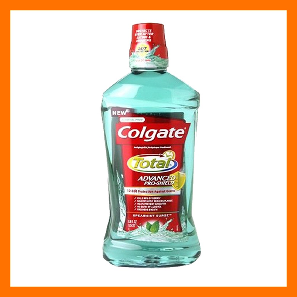 Colgate Total Pro-Shield Spearmint Mouthwash 1Liter | Shopee Philippines