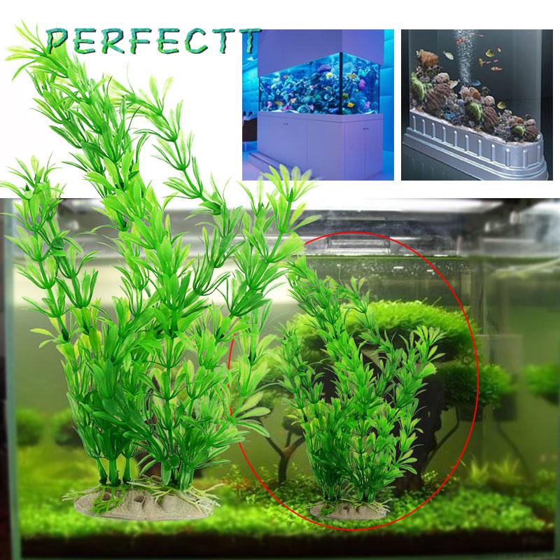 Perfectt Sturdy Simulated Water Grass Green Aquarium Fish Tank