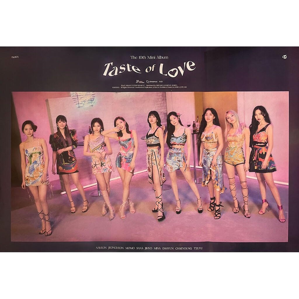 Twice Taste Of Love Poster Fallen Ver Shopee Philippines