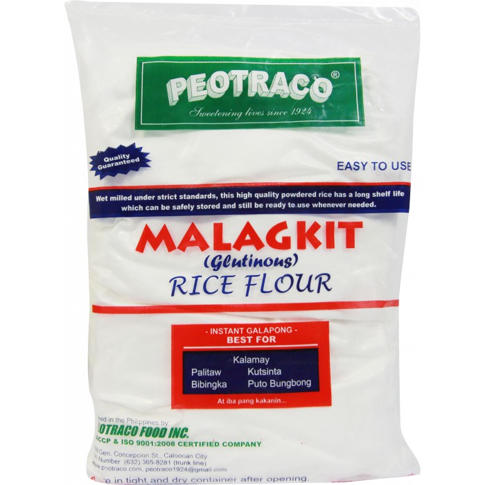 Peotraco Glutinous Rice Flour (Malagkit) 500grams Shopee Philippines