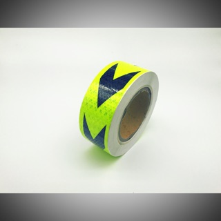 Reflectorized tape black and neon green #1