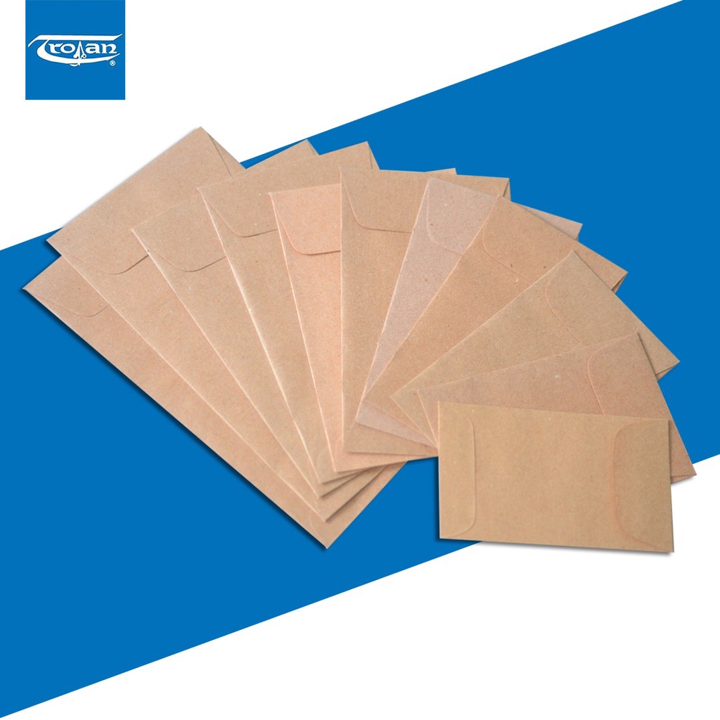 Trojan Coin Golden Kraft Envelope 500's Shopee Philippines