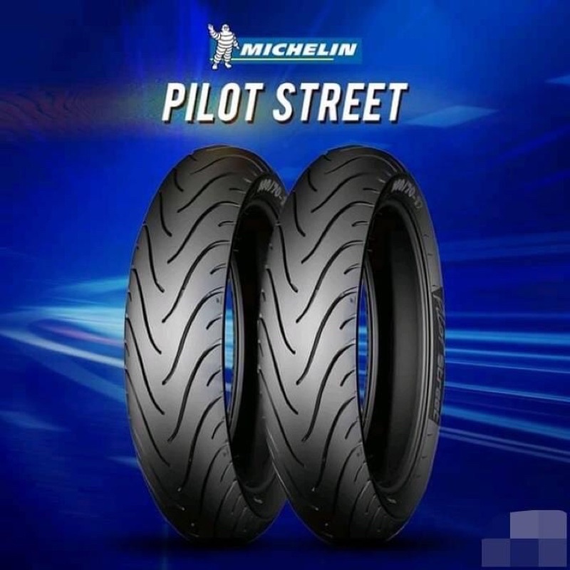 MICHELIN PILOT STREET TUBELESS TL TIRE 100/80x14 120/70x17 Shopee
