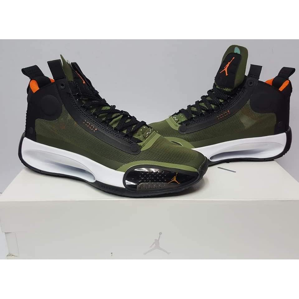 olive green jordan shoes