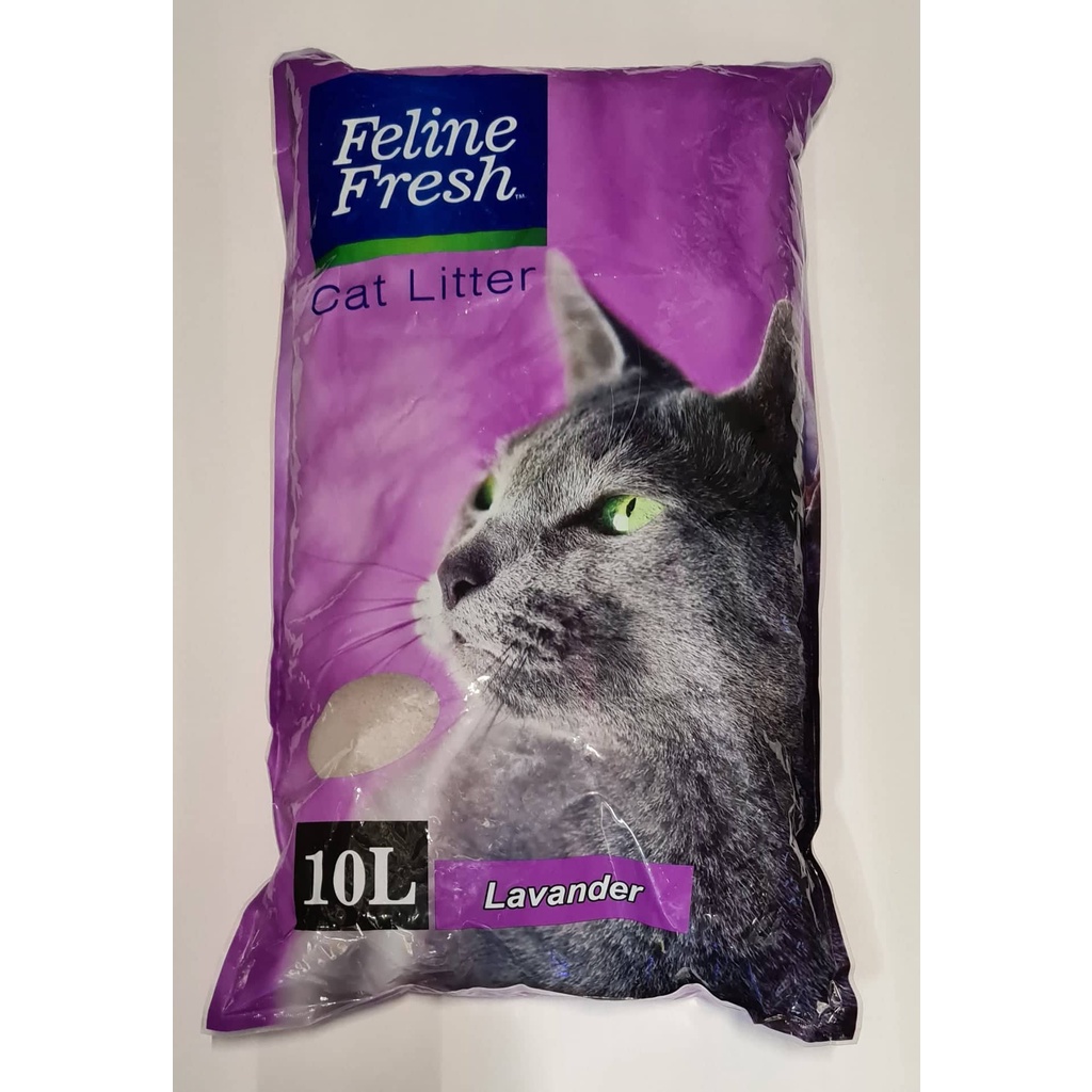 10ltrs.feline fresh cat litter sand lemongrass flavor（hot） #3